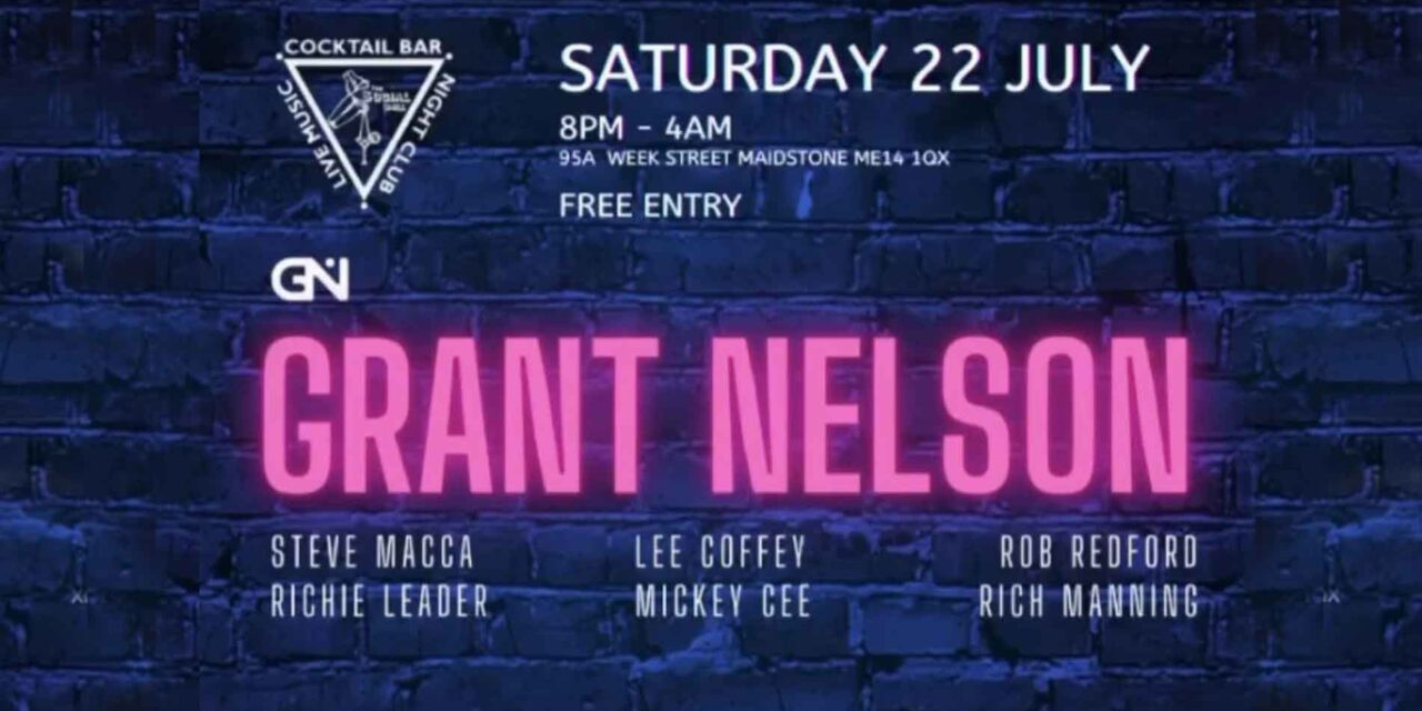 <span class="entry-title-primary">Grant Nelson – Saturday 27th July</span> <span class="entry-subtitle">Grant Nelson will be joined by Steve Macca, Richie Leader, Lee Coffey, Micky Lee, Rob Redford and Rich Manning </span>