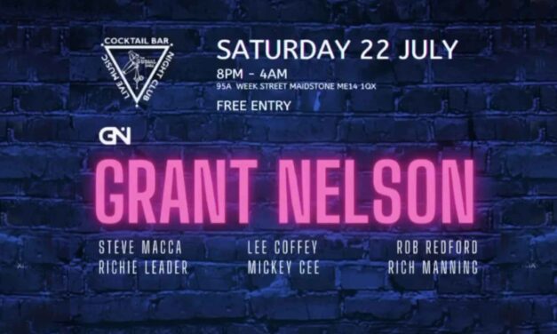 Grant Nelson – Saturday 27th July